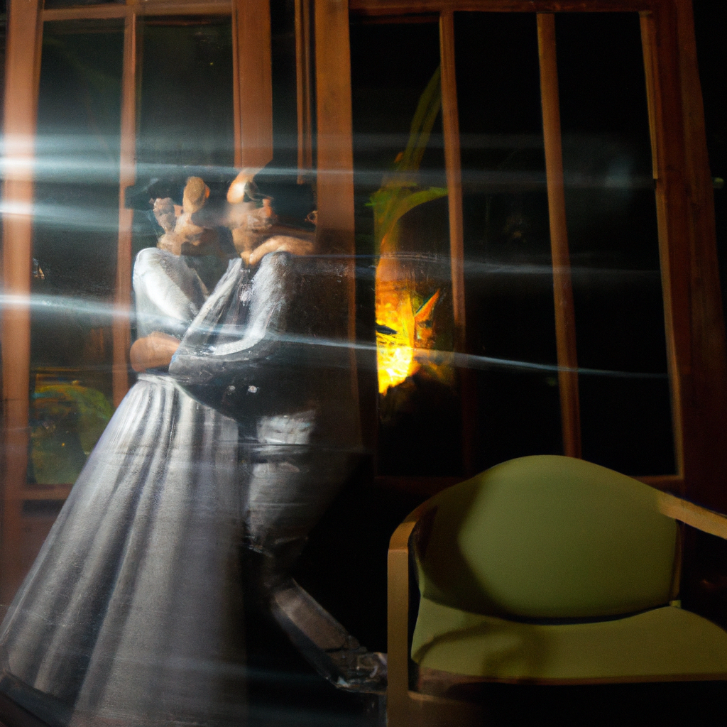 Pareja de boda en estilo fine art con fondo minimalista